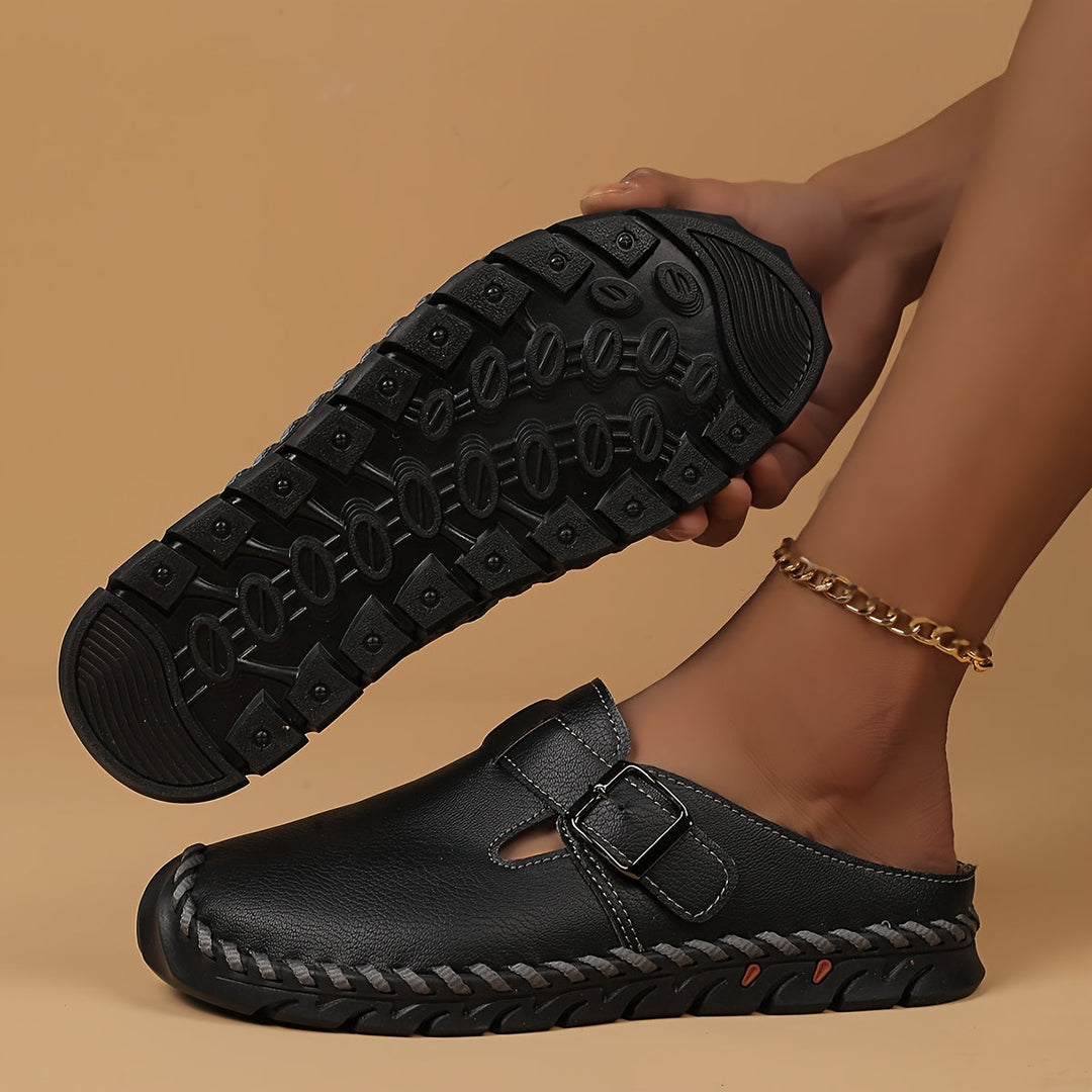 Marly | Comfortable Buckle Mules
