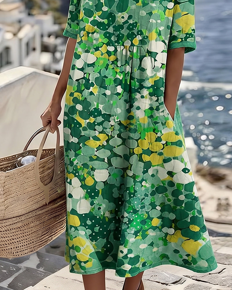 Faith | Relaxed Floral Midi Dress