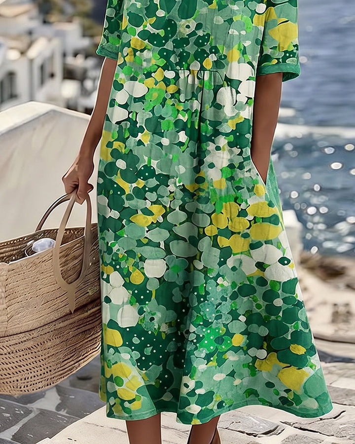 Faith | Relaxed Floral Midi Dress