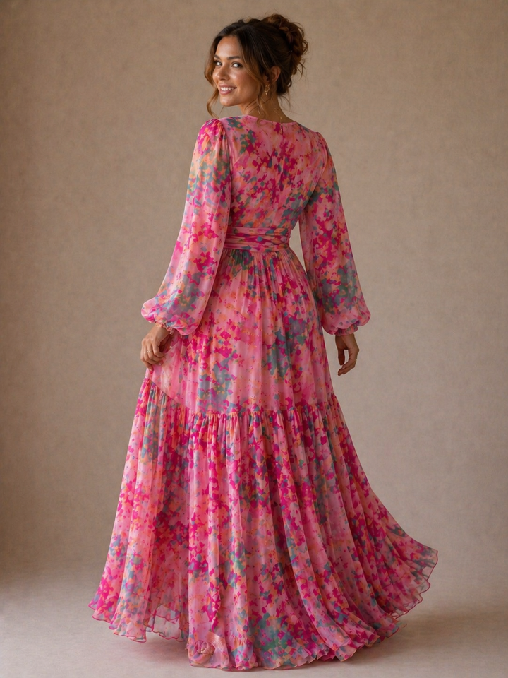 Alexis | Wrap Dress with Floral Print