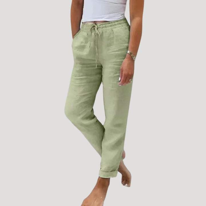 Ella | Drawstring Lightweight Trousers