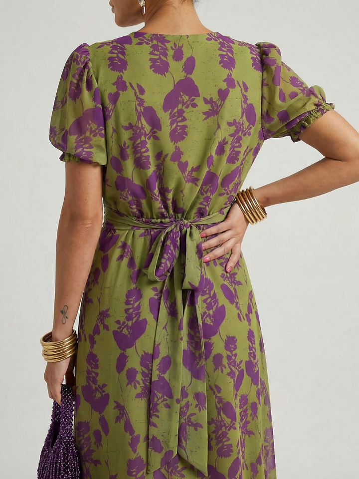 Victoria | Relaxed Floral Midi Dress