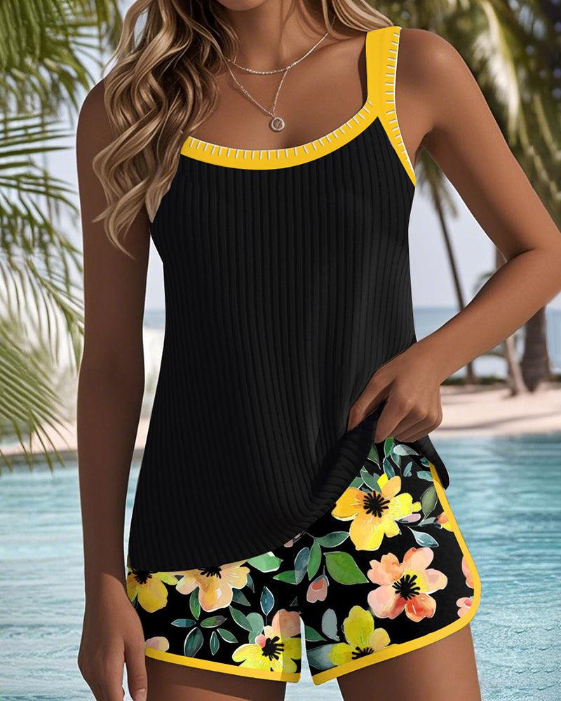 Mitchie | Two-Piece Elegant Tankini Set