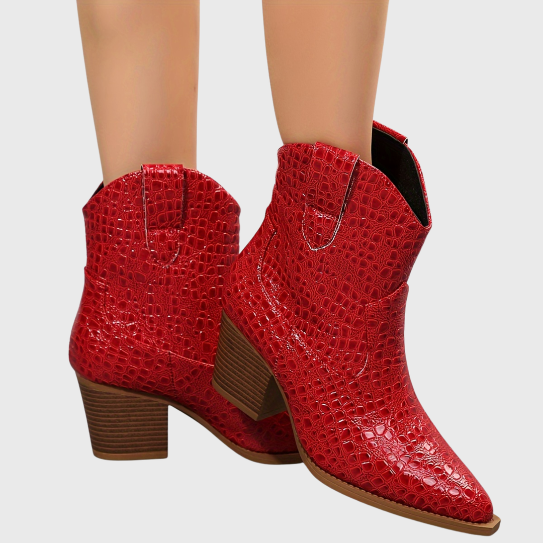 Sophia | Orthopedic Crocodile Boots