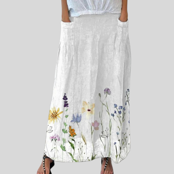 Meadow | Watercolor Pocket Skirt