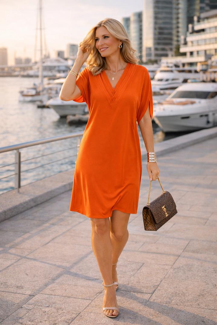 Franziska | Summer Dress with V-Neck