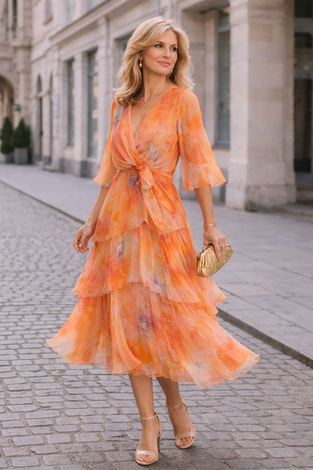 Marlene | Floral Layered Dress