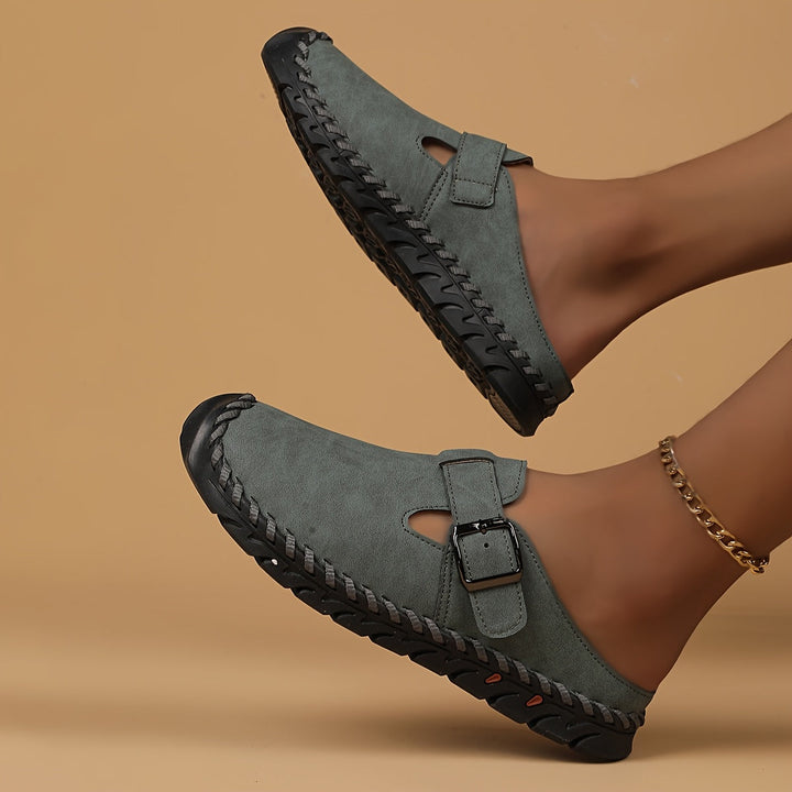 Marly | Comfortable Buckle Mules