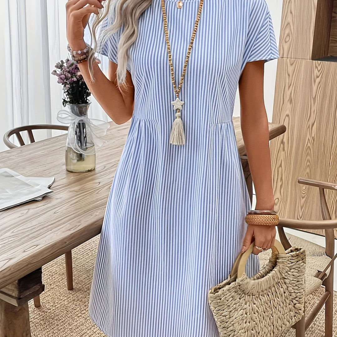 Mila | Breezy Stripe Everyday Dress