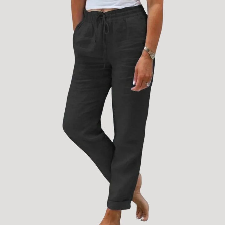 Ella | Drawstring Lightweight Trousers