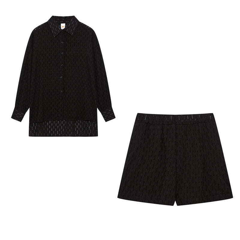 Elizabeth | Relaxed Fit Breezy Shirt and Shorts Set