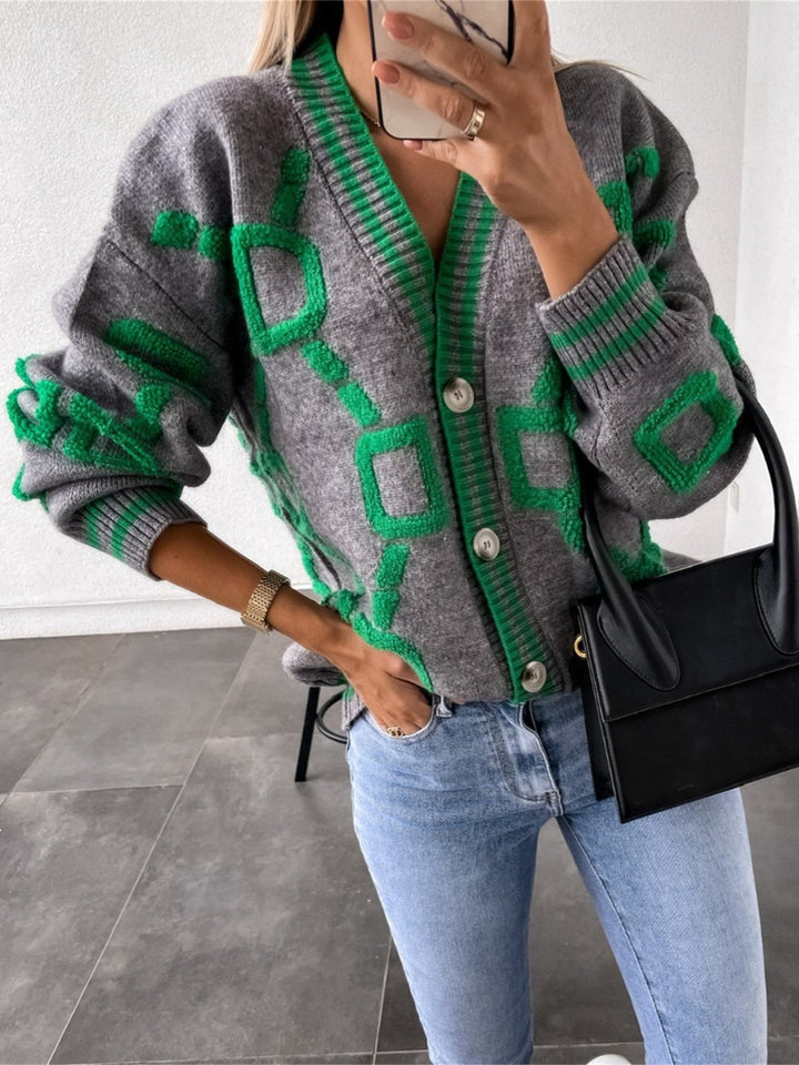 Millie | Block Knit Cardigan