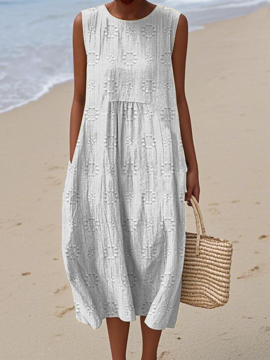 Terresa | Elegant Sleeveless Pocket Dress