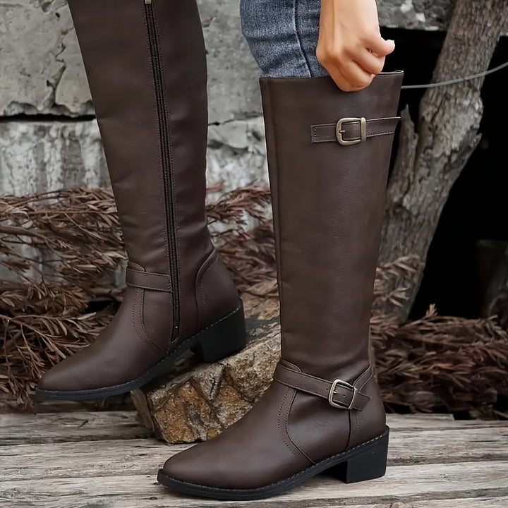 Maddie - Everyday Wear Zip-Up Boots