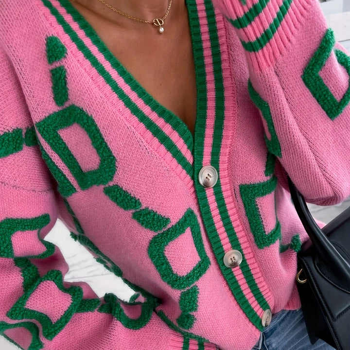 Millie | Block Knit Cardigan