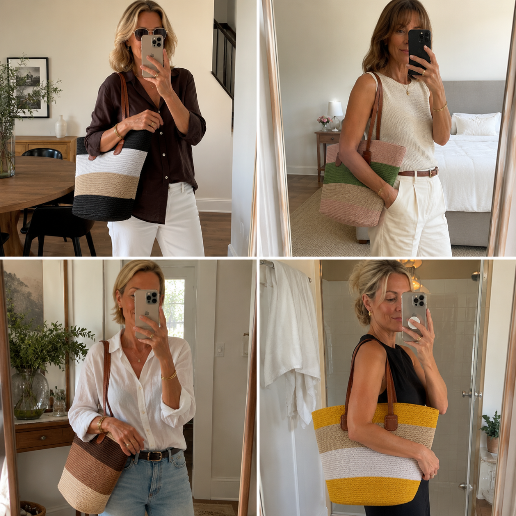 Cora | The Colorful Woven Straw Tote