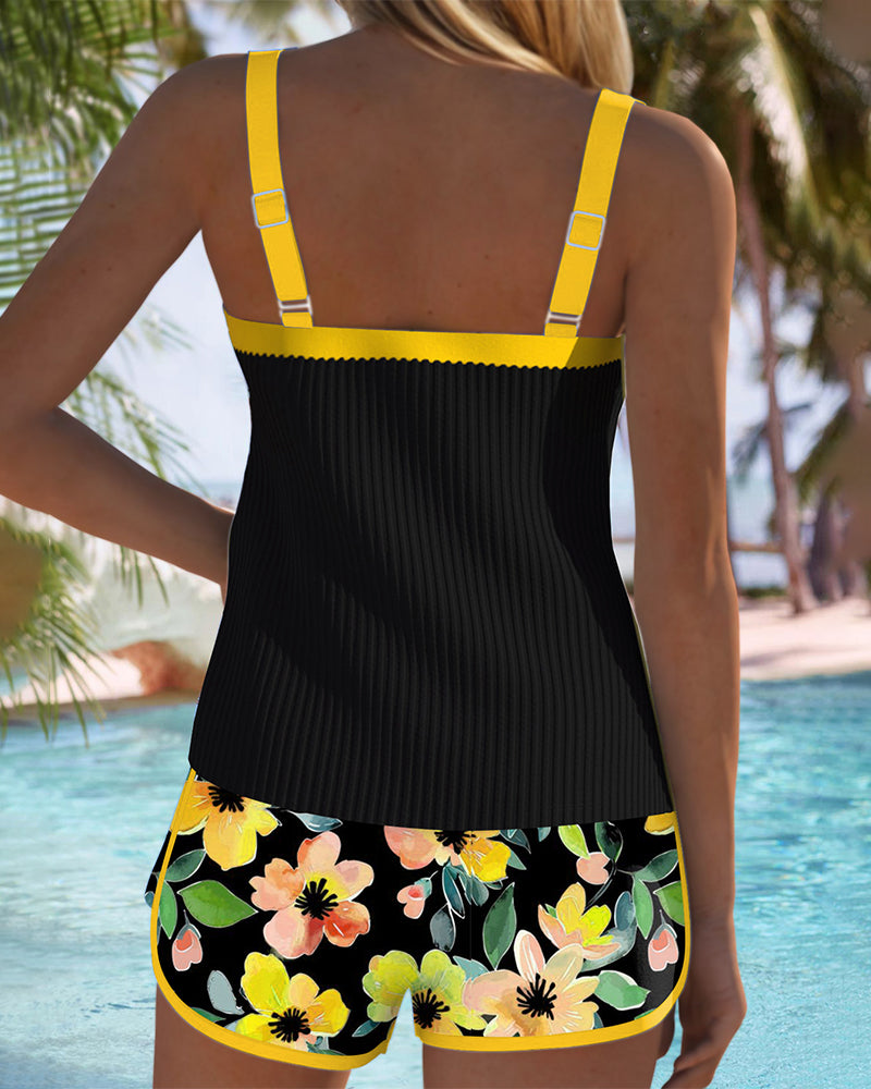 Mitchie | Two-Piece Elegant Tankini Set