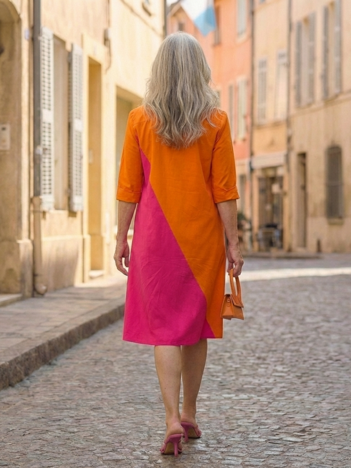 Celeste | Relaxed Button Dress