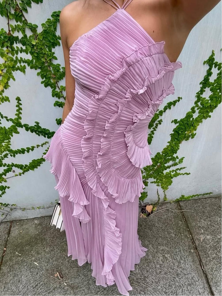 Erin | Ocean Whirlpool Long Dress