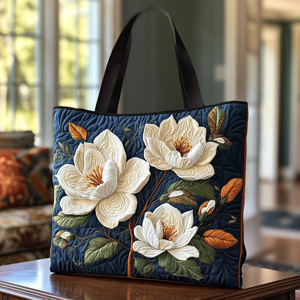 Artisan Quilted Bag | Delicate Magnolia