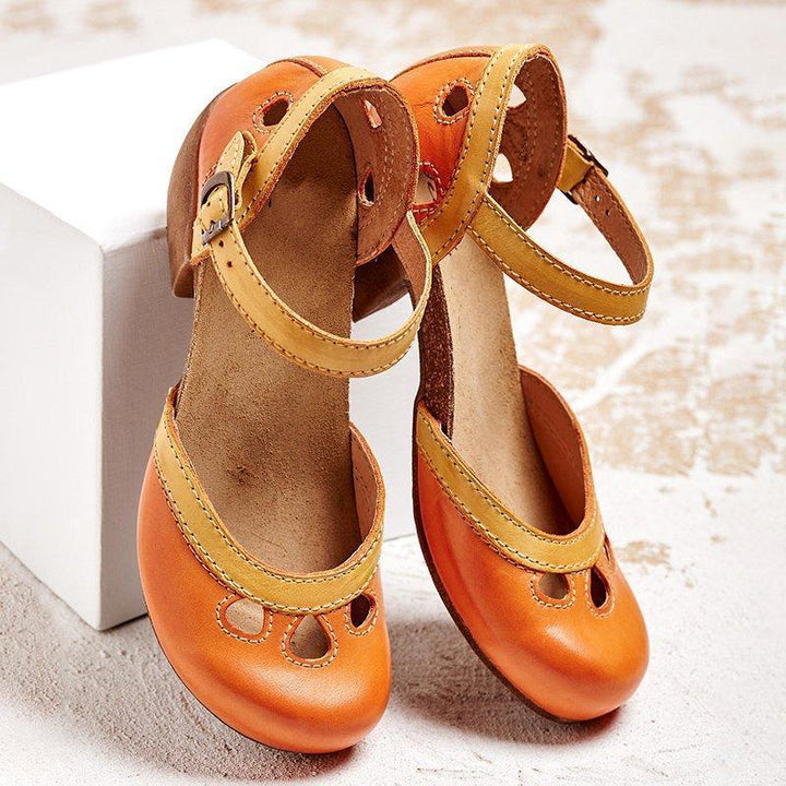 Laisy | Orthopedic sandals with low heels