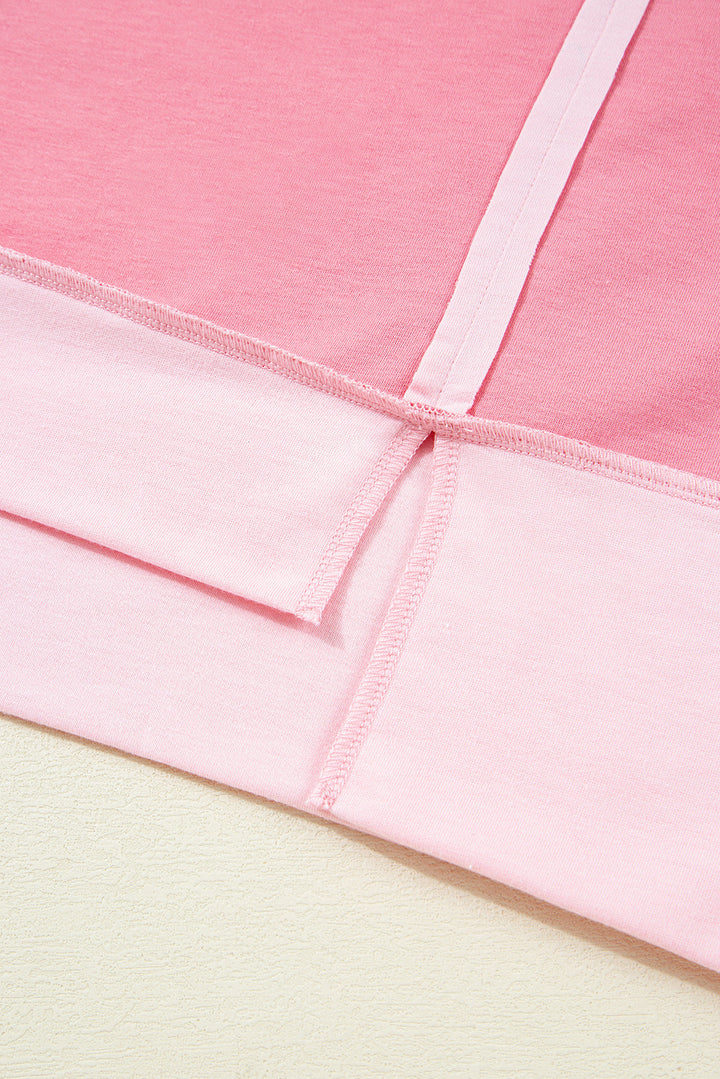 Peach | Blossom Patchwork Tee