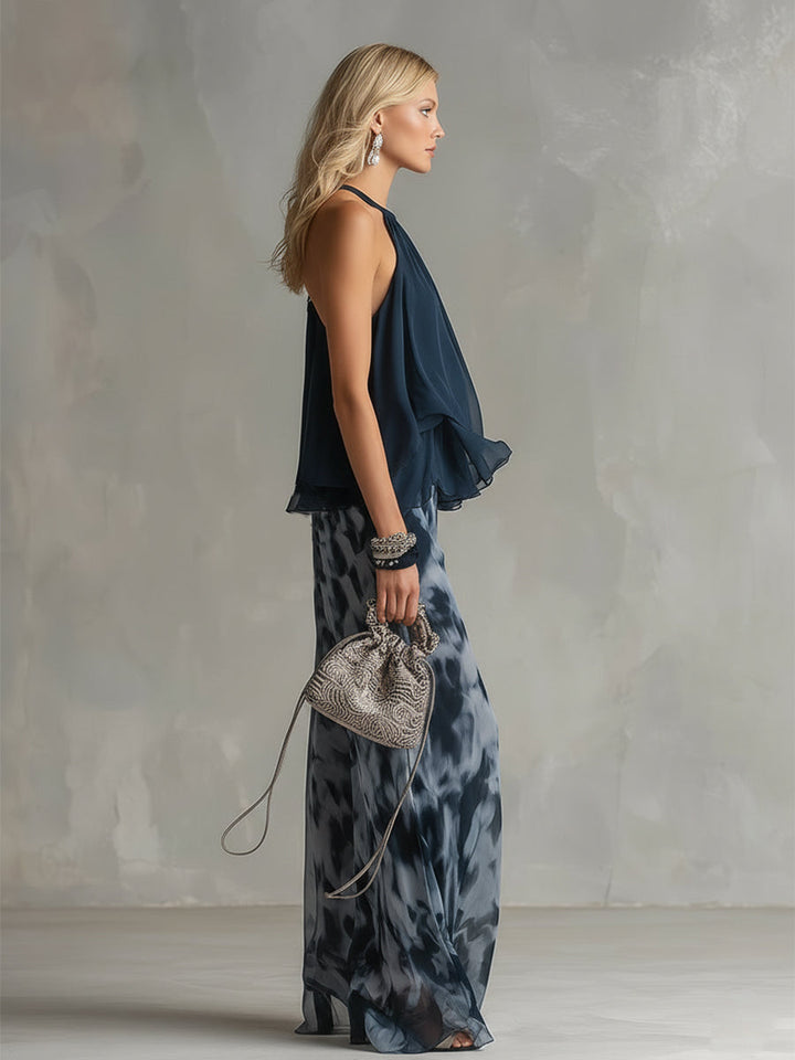 Ludovica | Elegant Chiffon Set