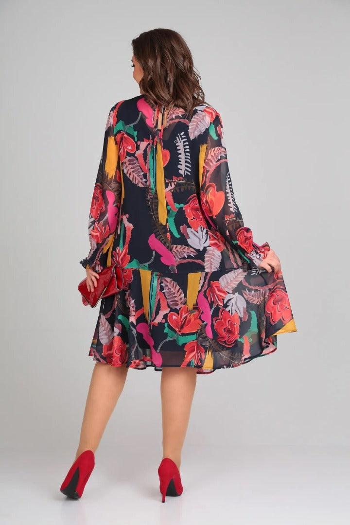 Florinda | Elegant Floral Dress