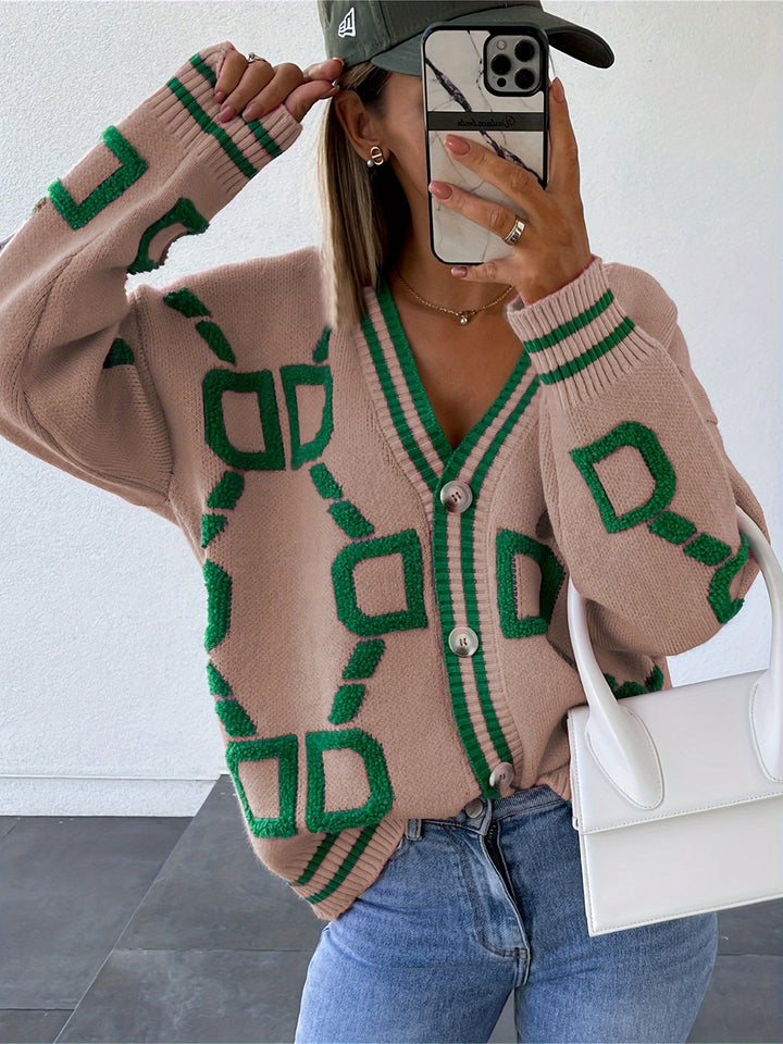 Millie | Block Knit Cardigan