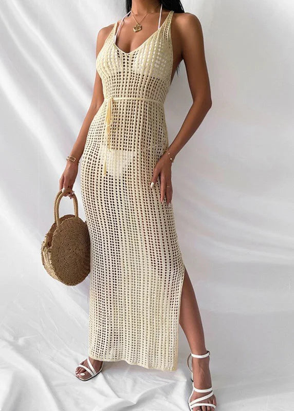 Boholita - Maxi Knit Cover Up Beach Dress
