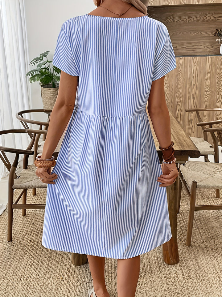 Mila | Breezy Stripe Everyday Dress