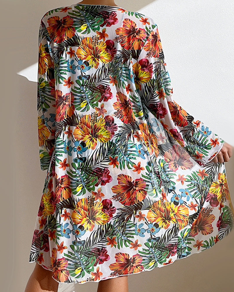 Glenda | Bikini with Flower Skirt
