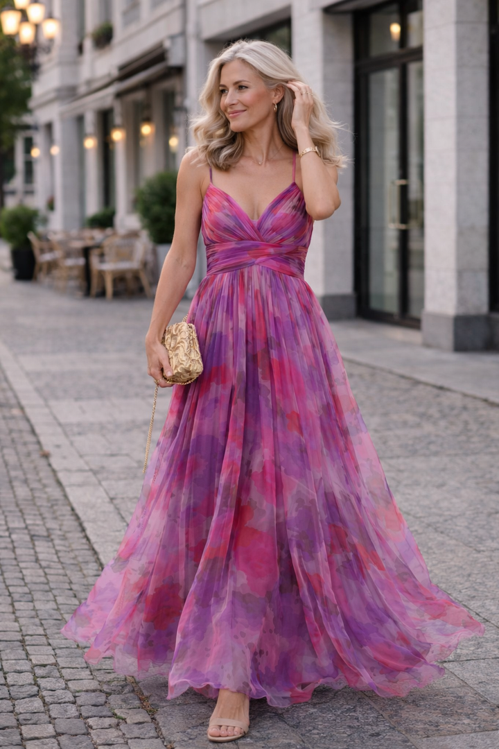 Lena | Floral Maxi Dress