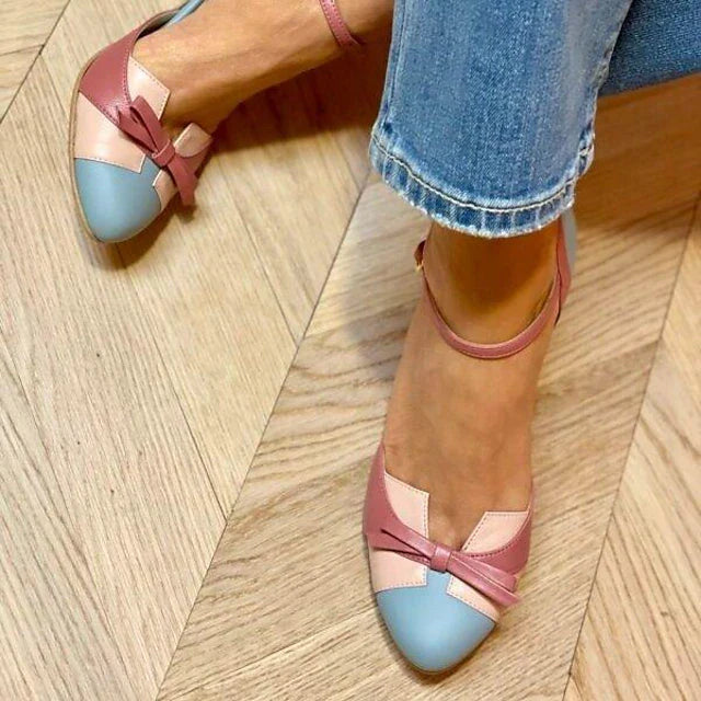 Lilly | Comfortable Closed-Toe Vintage Inspired Heels