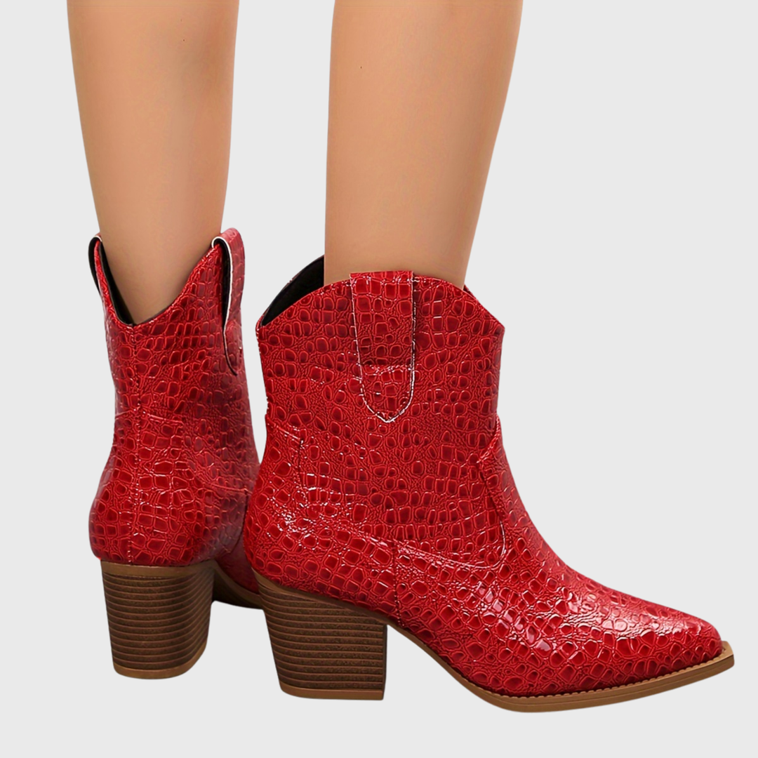 Sophia | Orthopedic Crocodile Boots