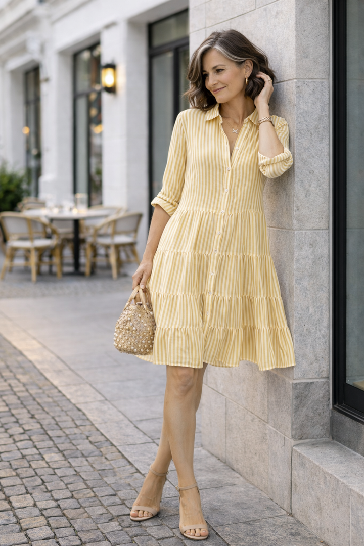 Hannah | Spring Striped Dress
