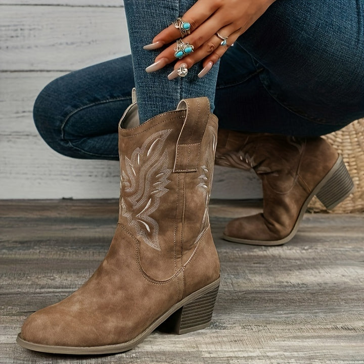 Miranda - Vintage Inspired Low Boots