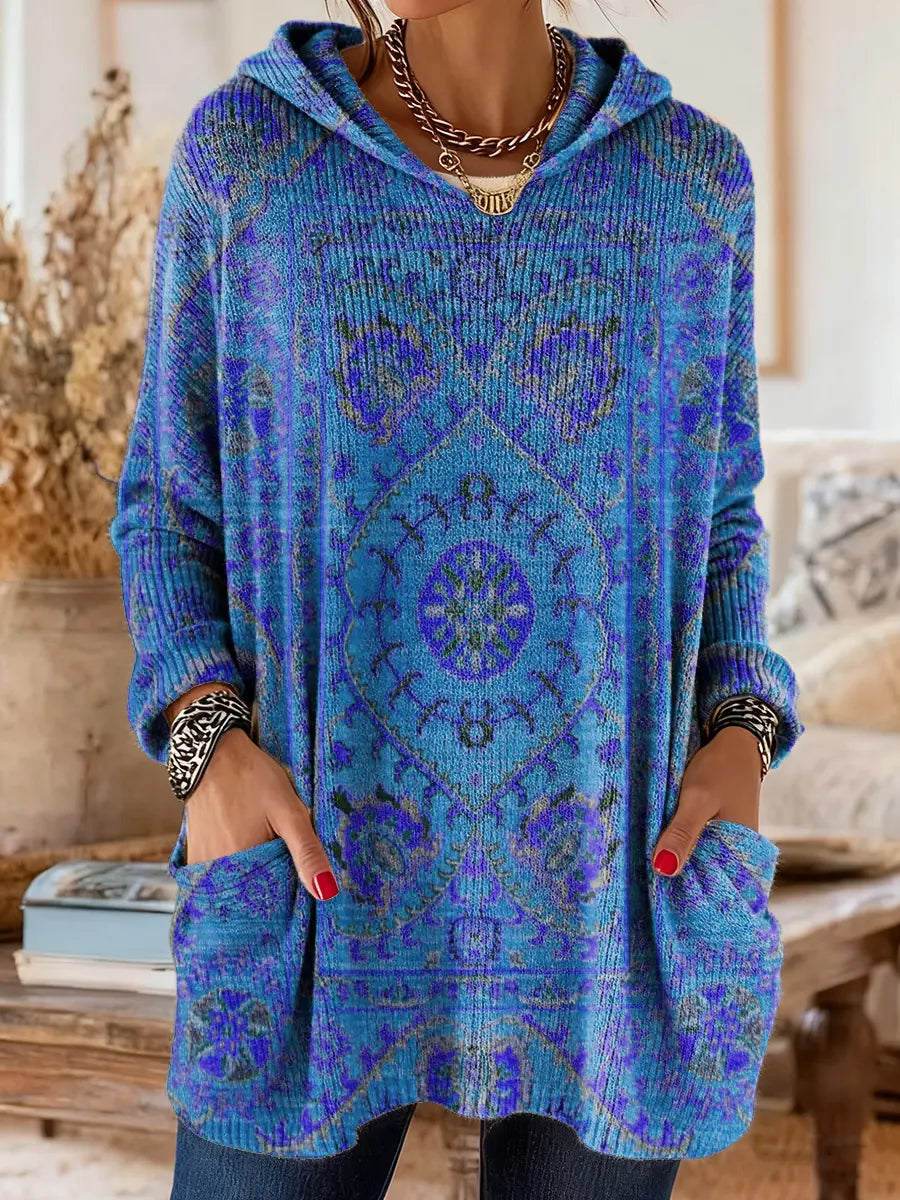 Seraphina | Retro Hooded Knit