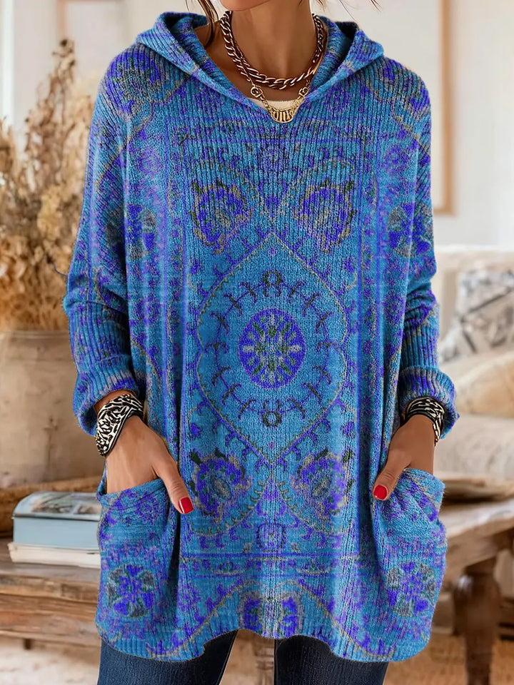 Seraphina | Retro Hooded Knit
