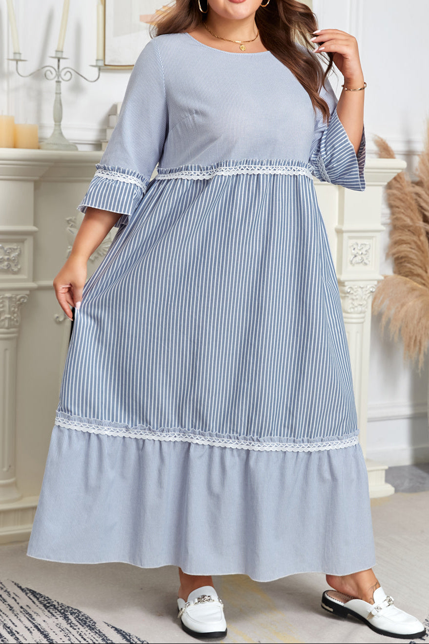 Skyline | Stripe Maxi Dress