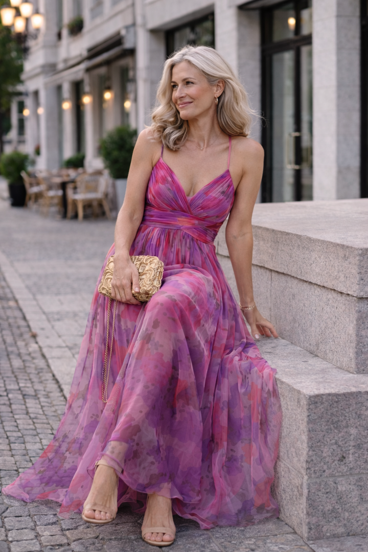 Lena | Floral Maxi Dress