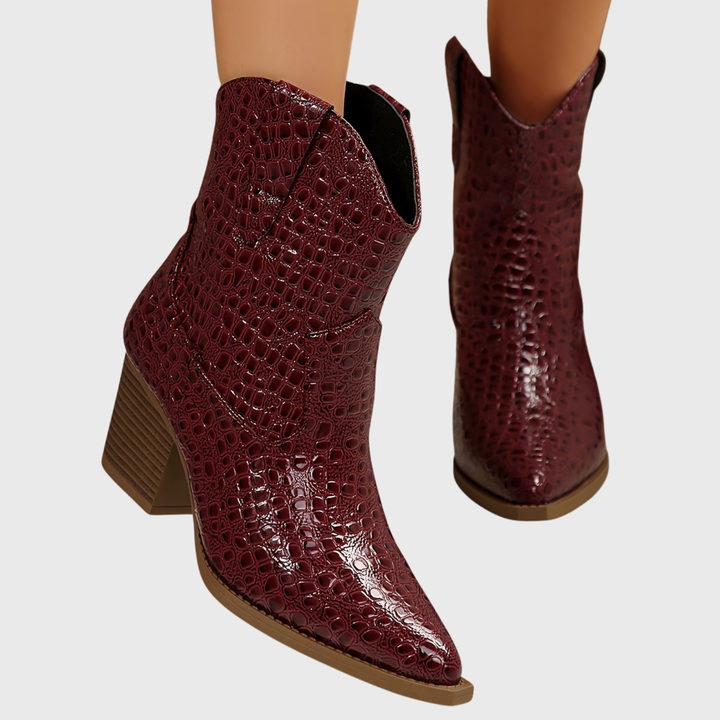 Sophia | Orthopedic Crocodile Boots