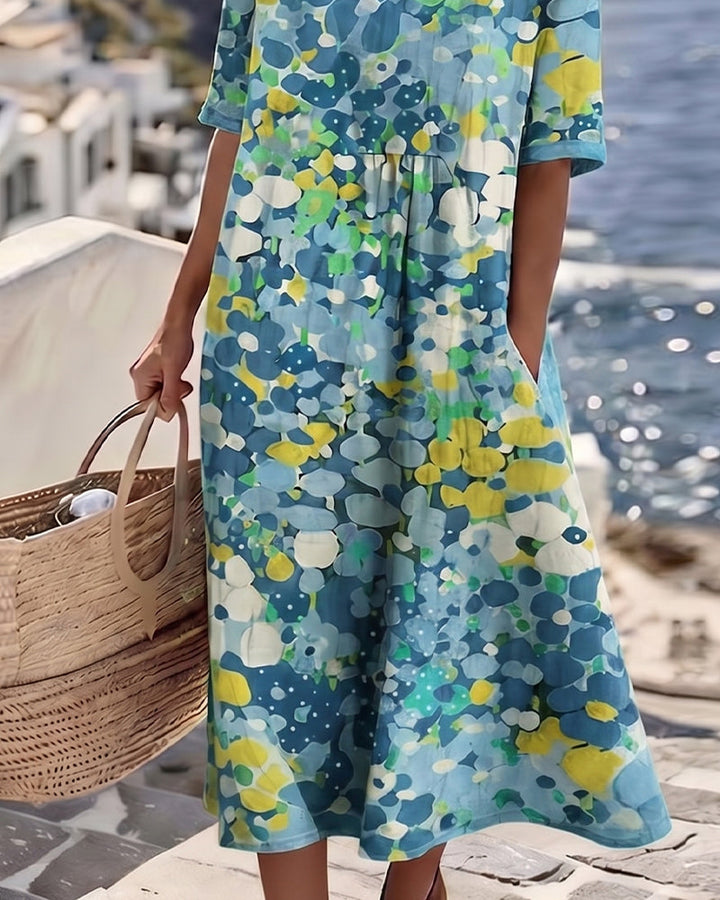 Faith | Relaxed Floral Midi Dress