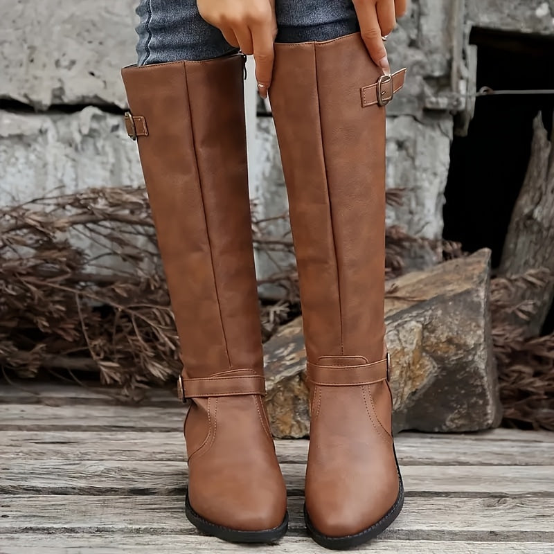Maddie - Everyday Wear Zip-Up Boots