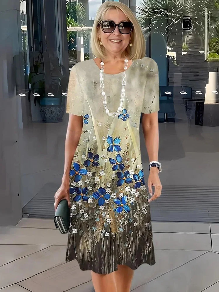 Elowen | Artistic Printed Dress