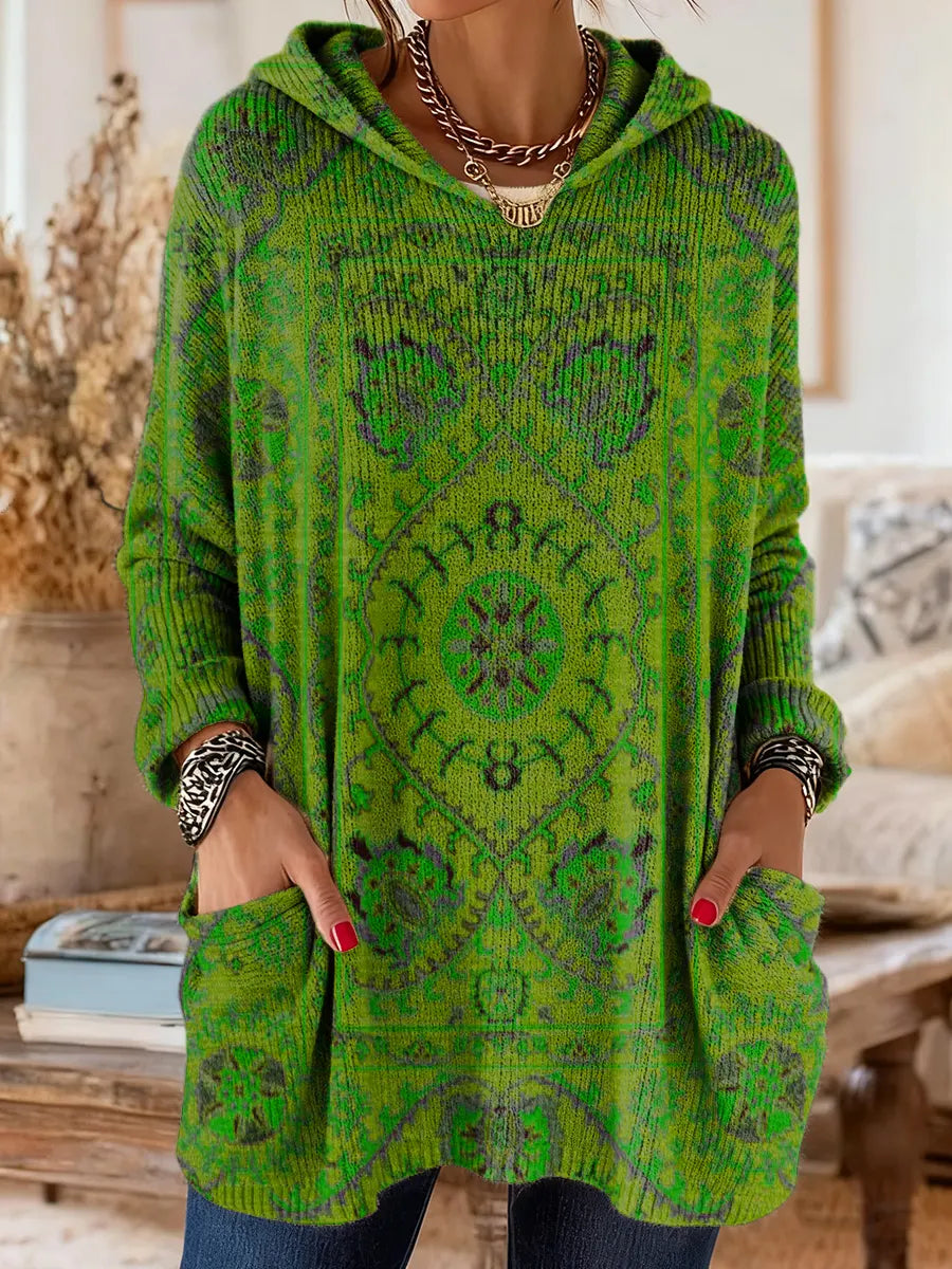 Seraphina | Retro Hooded Knit