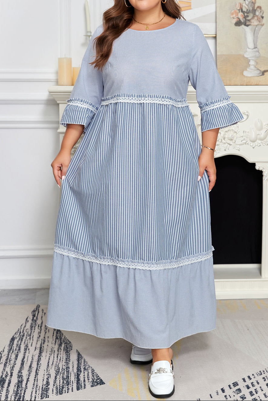 Skyline | Stripe Maxi Dress