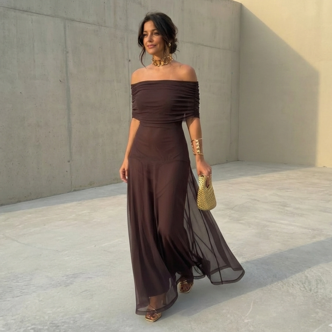 Molly | Flowy Long Dress with Elegant Design