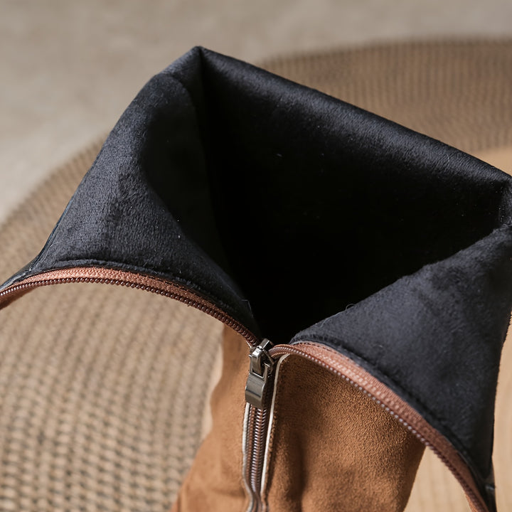 Chantel - Classy Buttoned Soft Boots