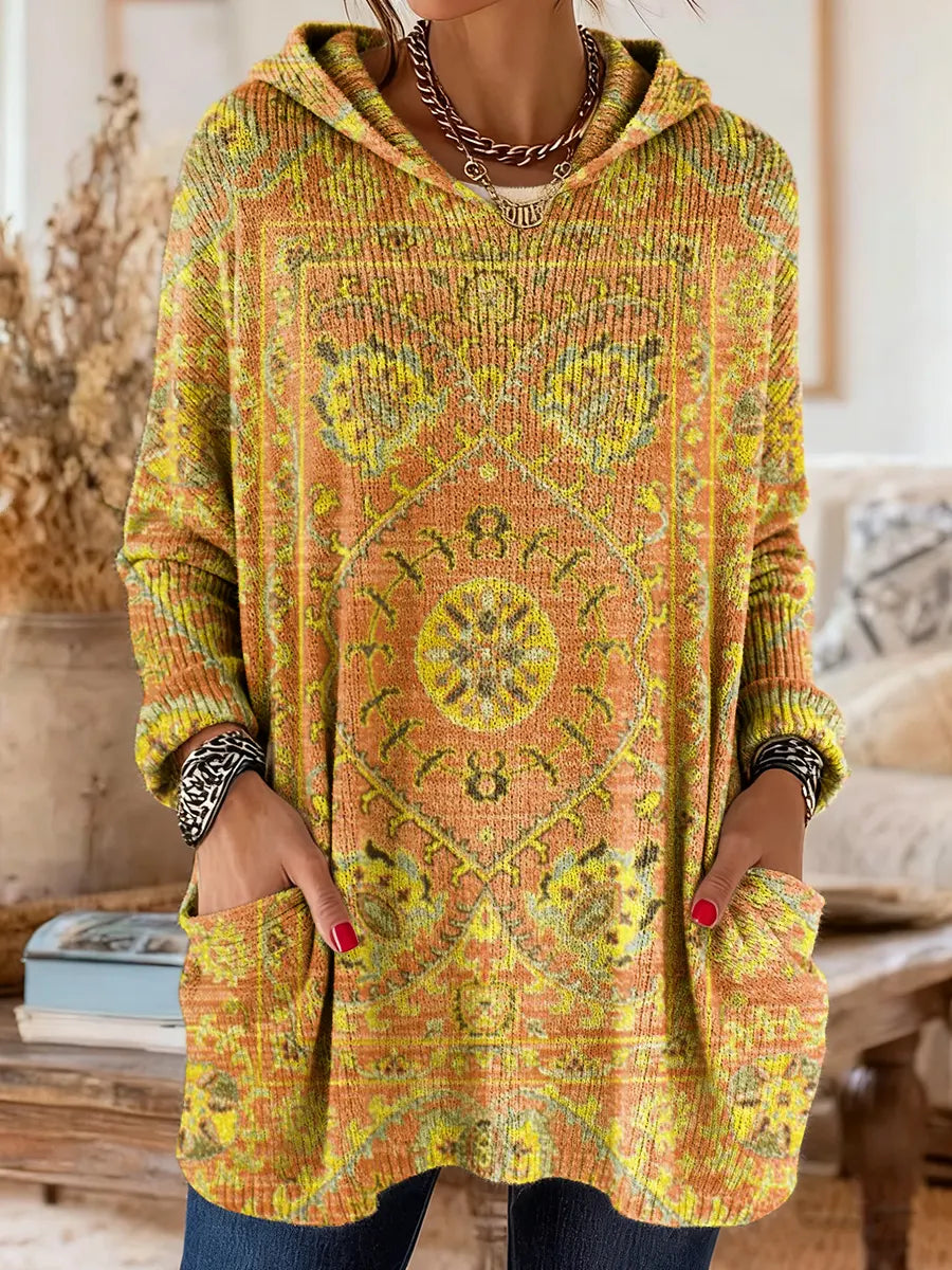 Seraphina | Retro Hooded Knit